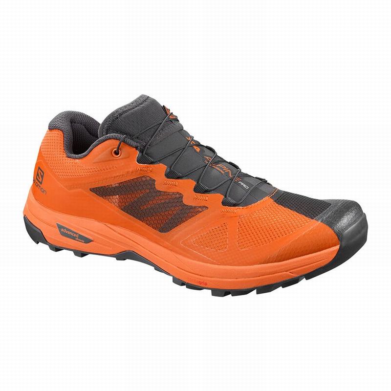 Zapatillas Trail Running Salomon Hombre Gris Oscuro / Naranjas - Salomon Argentina X ALPINE /PRO ,25